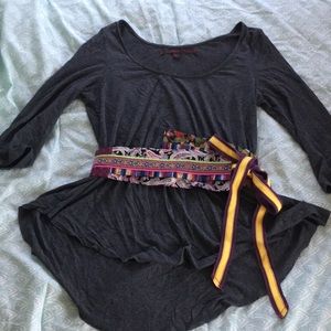 ❣️ Artsy and Funky Gray Blouse ❣️